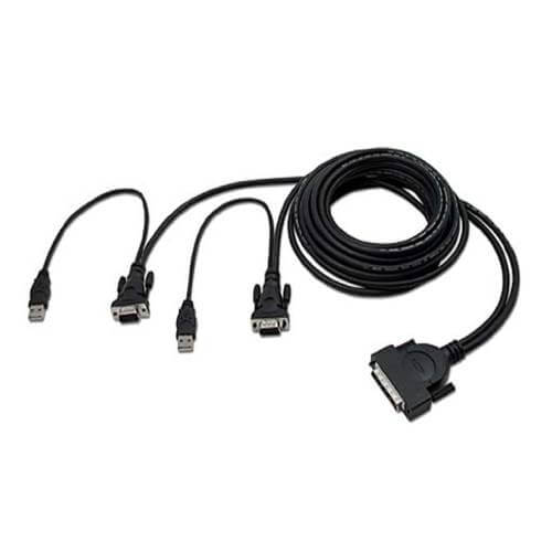 OmniView Dual-Port VGA & USB KVM Cable -3.5M-F1D9401-12